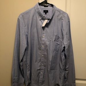 Never worn JCrew blue button down